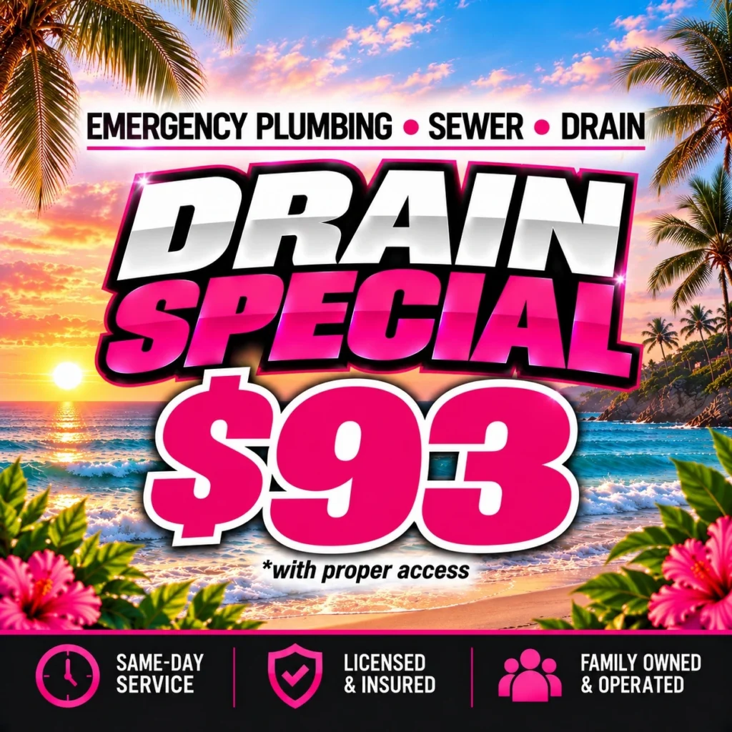 Drain Special $93